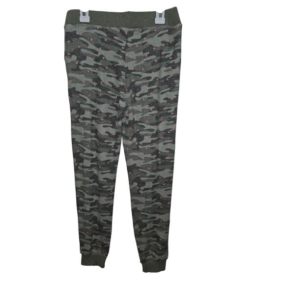 Girls Camo Jogger Pants Size M by Epic Threads – Green Camouflage with Pink Bow - Picture 6 of 9